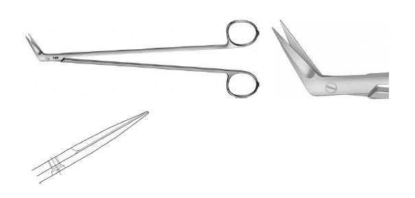 ПОТТС-ДЕМАРТЕЛЬ НОЖИЦІ 60ГРАД.220MM